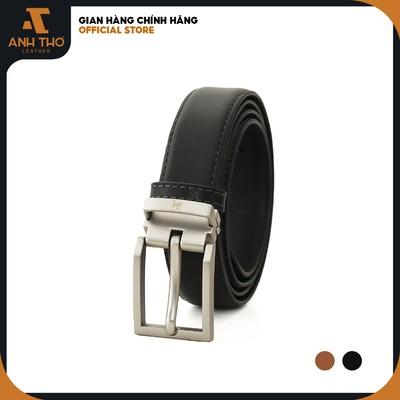 Thắt lưng nữ da bò MNKK25-03, dây nịt nữ khoá kim, da nappa cao cấp, nịt nữ da bò cao cấp chính hãng Anh Tho Leather