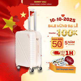 Vali siêu nhẹ SUNYY SV05 vali du lịch size 20 24 chất liệu nhựa ABS+PC chống vỡ tốt bảo hành 3 năm