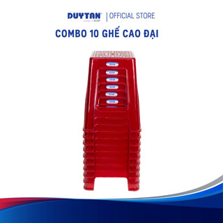  Combo 10 Ghế Cao Đại DUY TÂN – Ghế Nhựa PP Chắc Chắn Tiện Dụng 