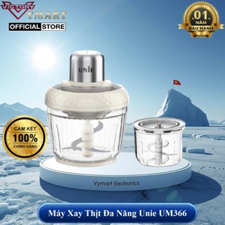 Máy Xay Thịt Đa Năng Unie UM366, 400W, 2 Cối Thủy Tinh, Chế Độ Tự Ngắt An Toàn, Bảo Hành 12 Tháng