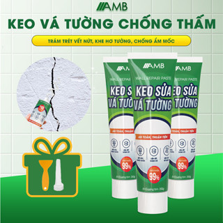  Keo vá tường chống thấm AMB trám trét vết nứt khe hở tường chống ẩm mốc làm sạch tường tuýp 250g 