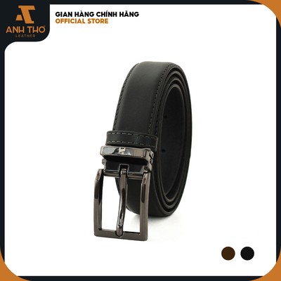 Thắt lưng nữ da bò khoá kim MNKK25-04, da bò nappa bền bỉ, linh hoạt phong cách, chính hãng Anh Tho Leather