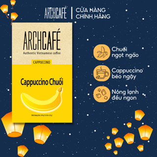 Cà phê hòa tan vị Cappuccino Chuối Archcafé (hộp 12 gói x 20g)
