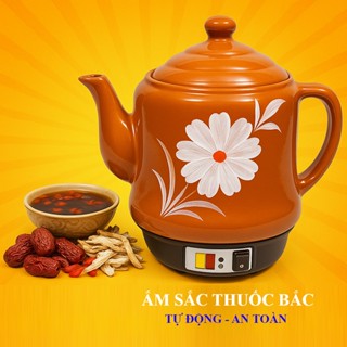 Ấm sắc thuốc bắc bằng điện 3.2L XUÂN TÙNG BÁT TRÀNG siêu sắc thuốc tự động, nhanh, an toàn bền đẹp.