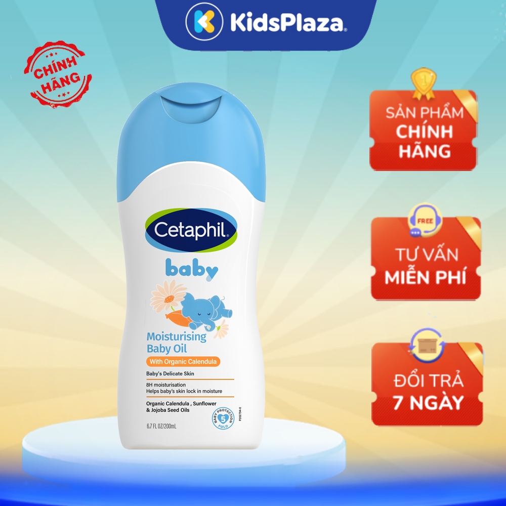 Dầu massage hoa cúc Cetaphil 200ml chính hãng KidsPlaza