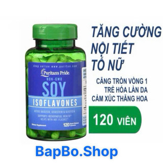   BapBo.Shop  Viên Uống mầm đậu nành SOY ISOFLAVONES Puritan's Pride 
