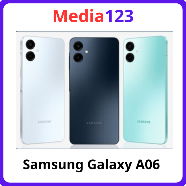 Điện thoại Samsung Galaxy A06 4GB/128GB-bảo hành toàn quốc Media123