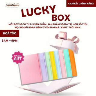    LUCKY BOX  Son Môi  Phấn Mắt  Má Hồng  Dụng cụ làm đẹp  và hơn 200 mẫu khác nhau được gửi ngẫu nhiên trong từng hộp  