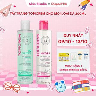Nước tẩy trang TOPICREM 200ml cho da dầu và da nhạy cảm giúp làm sạch nhẹ nhàng - Skin Studio