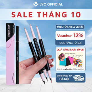 Bút kẻ bọng mắt 2 đầu Sweetmint Bút vẽ bọng mắt nhũ sáng bắt sáng hightlight siêu tự nhiên