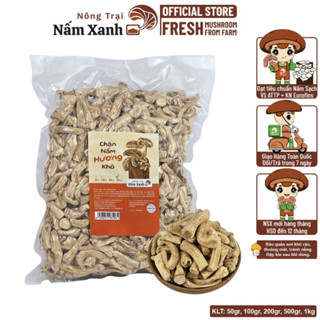   Size M  CHÂN Nấm Đông Cô Khô  Chân Nấm Hương Khô  Túi 500gr 1kg Làm Chà Bông Siêu Dễ - Nông Trại Nấm Xanh 