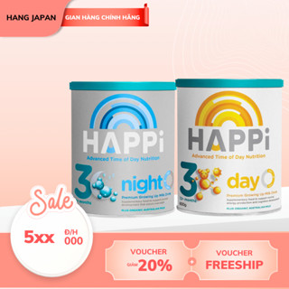 Sữa bột Happi ngày và đêm 600gr cho bé từ 0m đến 3 tuổi - Hàng Úc chính hãng