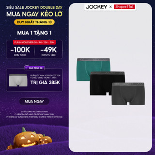 [HÀNG MỚI] Combo 3 Quần lót Nam Jockey Trunk Bamboo lưng thun nhỏ - J4020