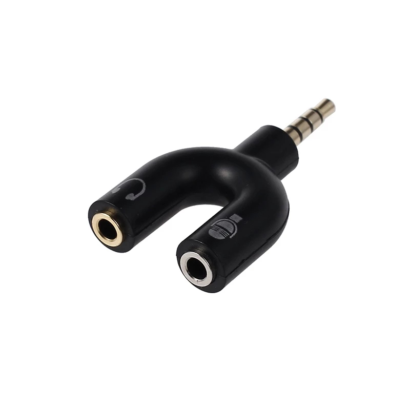 Đầu audio splitter chia jack loa chuẩn 3.5mm ra loa và micro