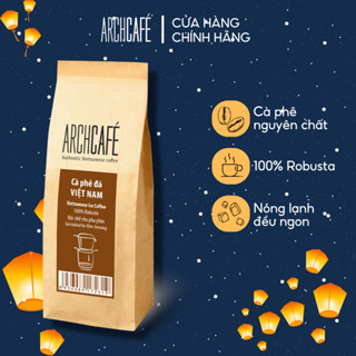 Cà phê đá Việt Nam (nhãn nâu) Archcafé - Rang xay (500g/túi)