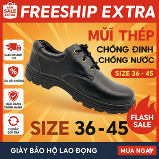 🔥 GIẢM SỐC 15.3 🔥 Giày Bảo Hộ Lao Động Nam Nữ XP08-03 👟 Siêu Bền – Mũi Thép Chống Đinh, Chống Nước Mall