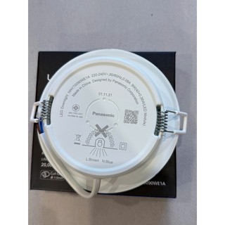 Đèn Led Âm Trần Panasonic Đổi 3 Mầu 9w Phi 110 mm