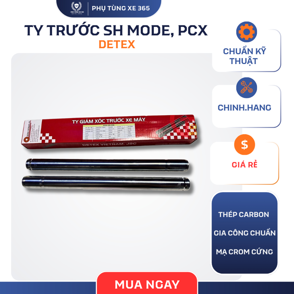 Ty trước SH MODE, PCX, chuẩn zin, bền bỉ vượt trội