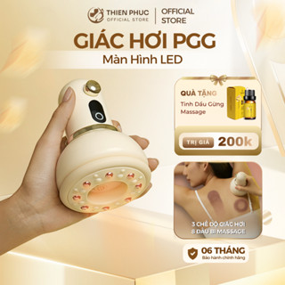 Máy giác hơi PGG màn hình LED, máy giác hơi cầm tay chườm ấm hỗ trợ giảm đau Thiên Phúc Tâm