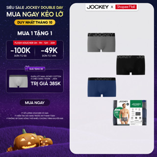 [HÀNG MỚI] Combo 3 Quần lót Nam Trunk Jockey chất liệu Bamboo - J4018
