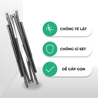 Khung giá võng thép sơn tĩnh điện Lâm Tùng phi 32 bền bỉ chưa bao gồm lưới võng