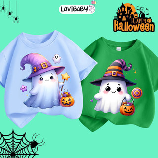 Áo phông Halloween cho bé mẫu mới chất cotton Mềm mịn Thoáng mát, Áo thun Halloween cho bé - LaVB107