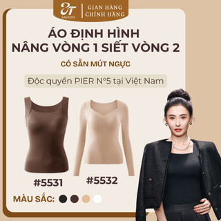  Áo Định Hình Giữ Nhiệt Sát Nách Áo Giữ Nhiệt 3 In 1 PIER N°5 Áo Lót Công Thái Học Nâng Vòng 1 Siết Vòng 2 5531 5532 