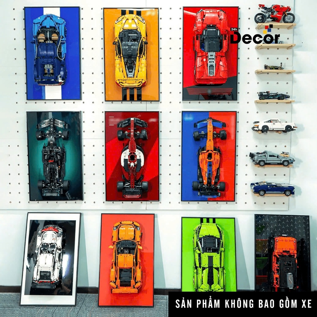 Khung tranh treo xe mô hình ô tô