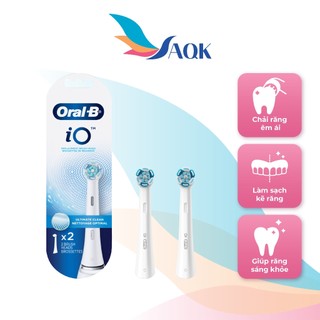 Đầu bàn chải điện Oral-B iO Series Ultimate Clean - Lông chải xoắn tròn ôm sát răng chăm sóc nướu dịu nhẹ mỗi ngày
