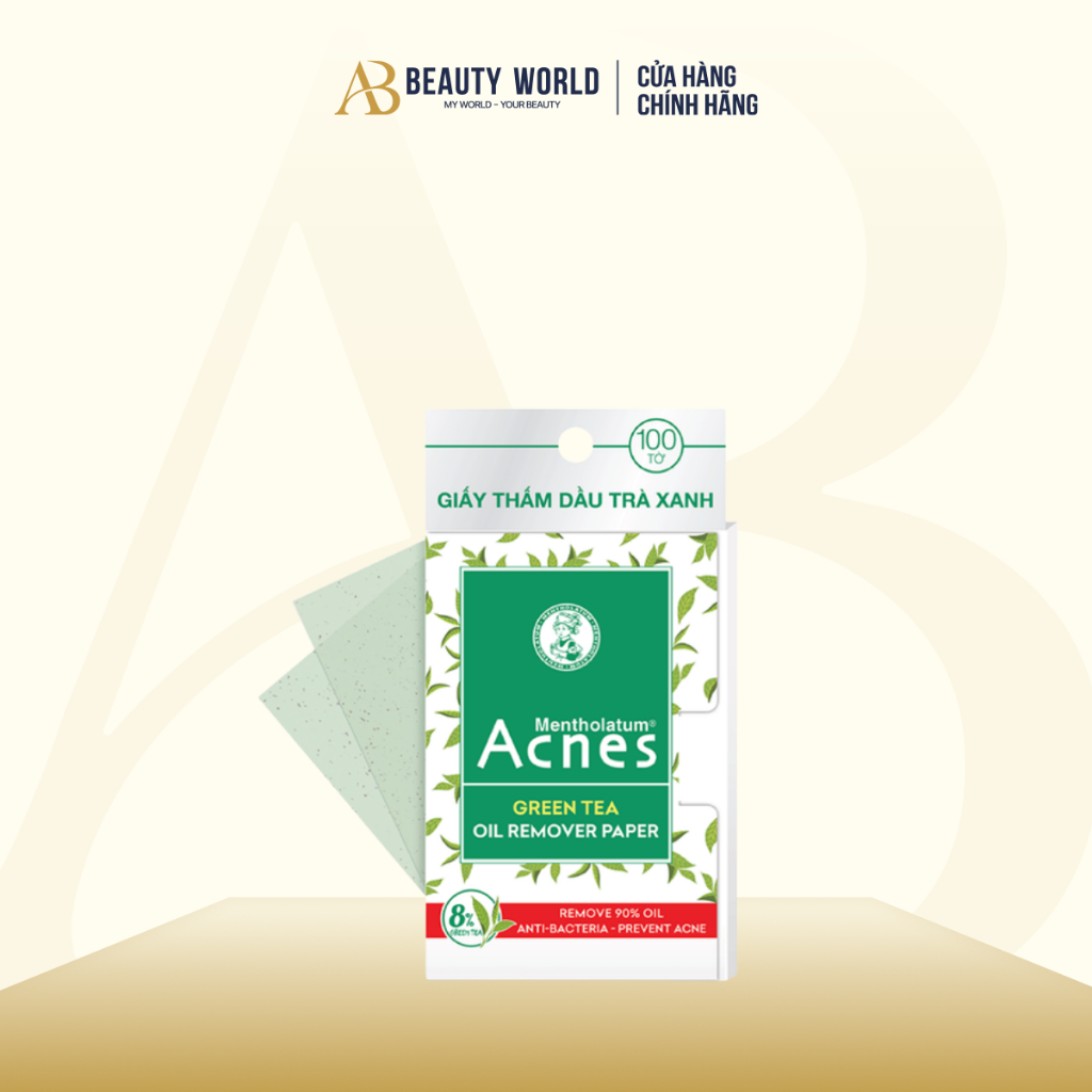 Giấy Thấm Dầu Kiểm Soát Nhờn  Acnes Oil Remover Paper 100 tờ AB BEAUTY WORLD