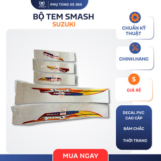 Bộ tem Su.zu.ki SMASH đỏ, Bộ tem Su.zu.ki thời trang