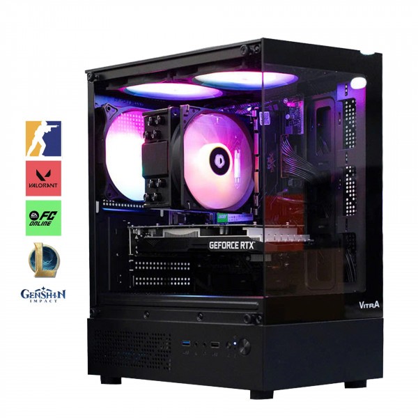 Bộ máy tính PC Gaming NC03 ( R5 7500F | A620M | RTX 3060 12GB/ RTX 3050 6GB ) - BH 36 tháng