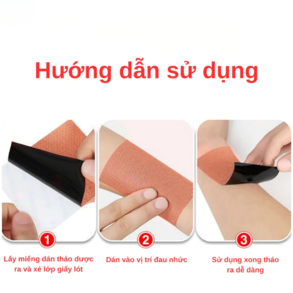 Combo 3 Hộp 150 Miếng Dán Ngải Cứu Làm Nóng Giảm Đau Nhức Mỏi Toàn Thân - Cao Dán Ngải Cứu Làm Nóng Giảm Đau Mỏi Cơ Thể | BigBuy360 - bigbuy360.vn