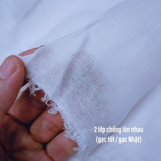Vải Gạc Xô Trắng Cotton Loại Tốt Và Loại Dày
