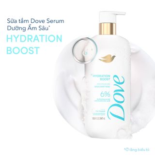 Sữa tắm Dove Serum Dưỡng ẩm sâu Hydration Boost 547ml
