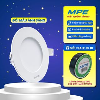 Đèn led âm trần RPL3 đổi màu 7W 9W 12W 18W 3000K/4000K/6500K MPE CHÍNH HÃNG