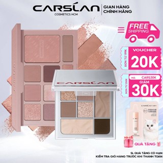 Bảng Phấn Mắt CARSLAN 10 Màu Đa Chức Năng Phấn Bắt Sáng Tạo Khối dành cho người mới 12g