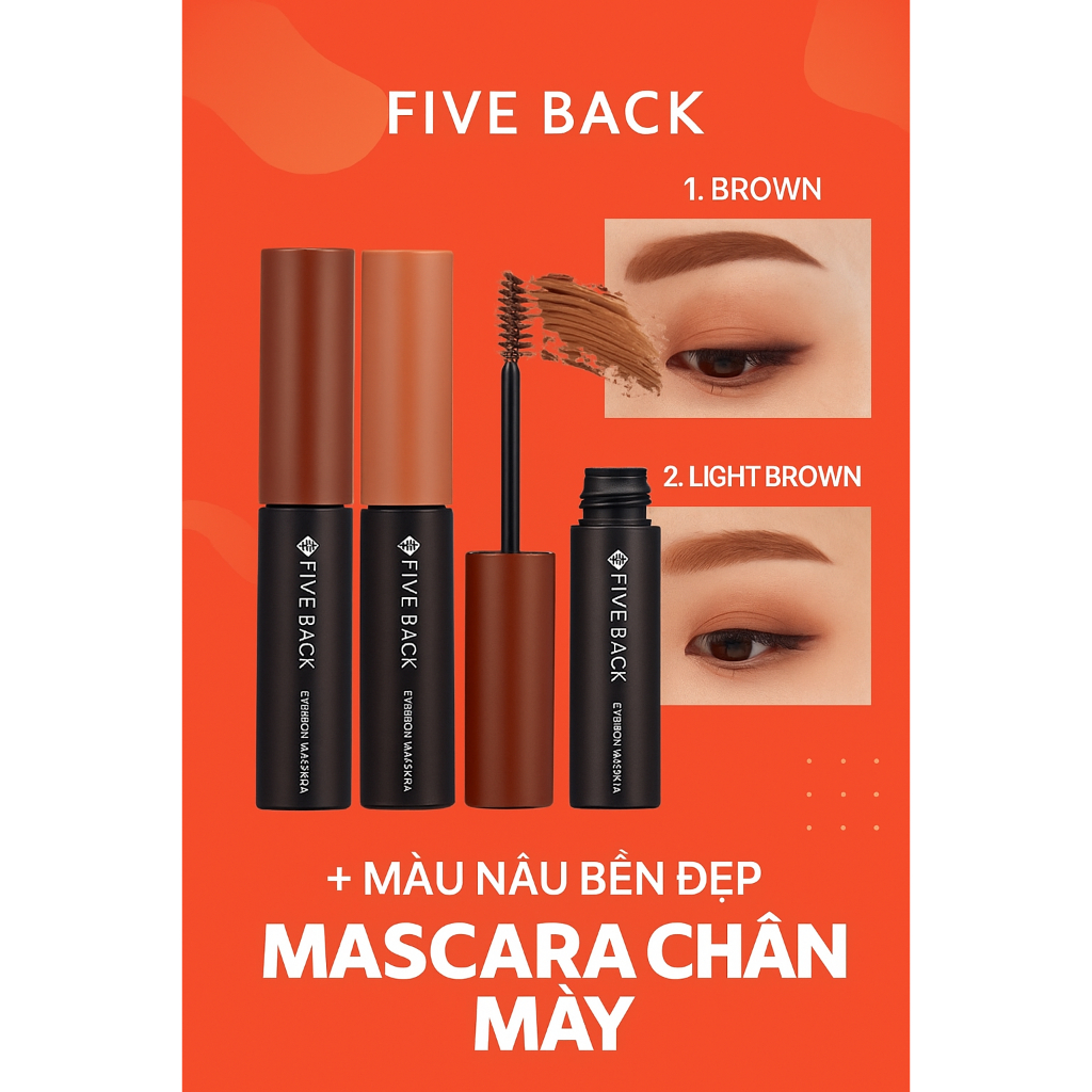 Mascara chân mày The Rucy Five Back 6g