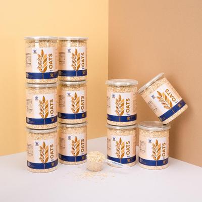 Set 10 Hũ Yến Mạch Nguyên Cám 250gr - Combo Tiện Lợi Dinh Dưỡng Cho Gia Đình - Giàu Chất Xơ Beta Glucan & Pro