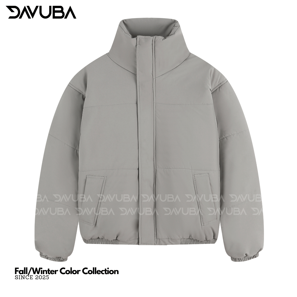 [Không Dồn Bông] Áo phao bông tấm DAVUBA cổ cao dày dặn SM116 | BigBuy360 - bigbuy360.vn