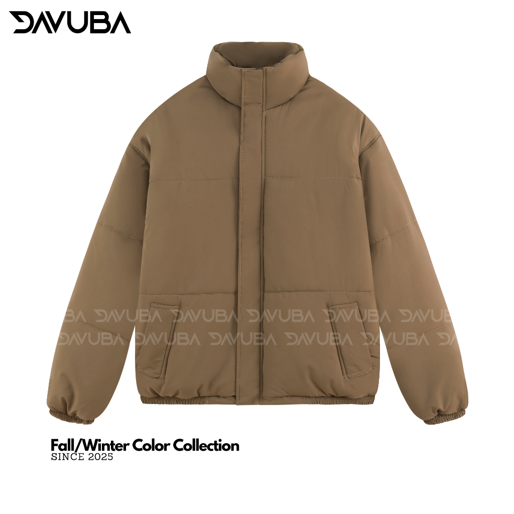 [Không Dồn Bông] Áo phao bông tấm DAVUBA cổ cao dày dặn SM116 | BigBuy360 - bigbuy360.vn