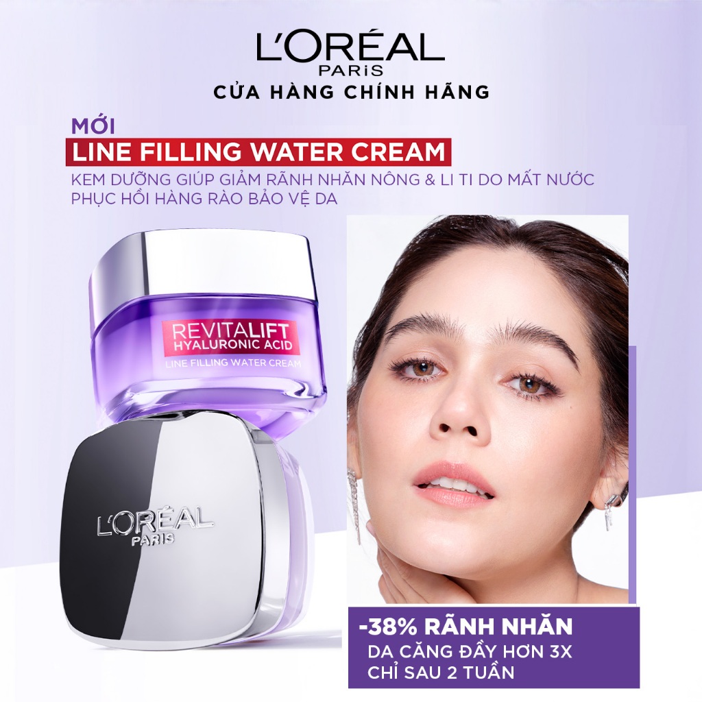 Bộ Serum 30ml và 2 kem dưỡng siêu cấp ẩm và giảm nếp nhăn 15ml x2 L'Oreal Paris Revitalift HA 1.5% | BigBuy360 - bigbuy360.vn