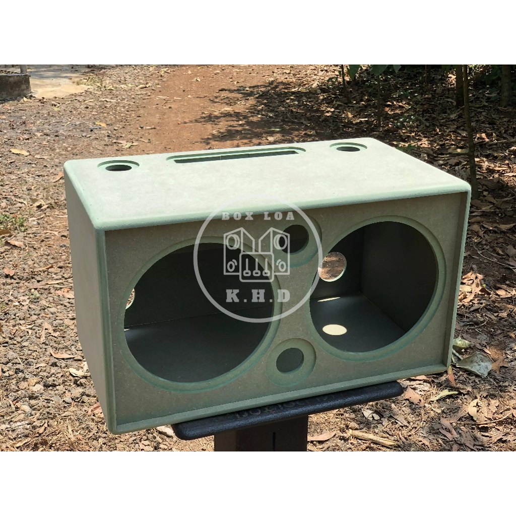 Vỏ thùng thô bass đôi 25 - Mạch K10-K18