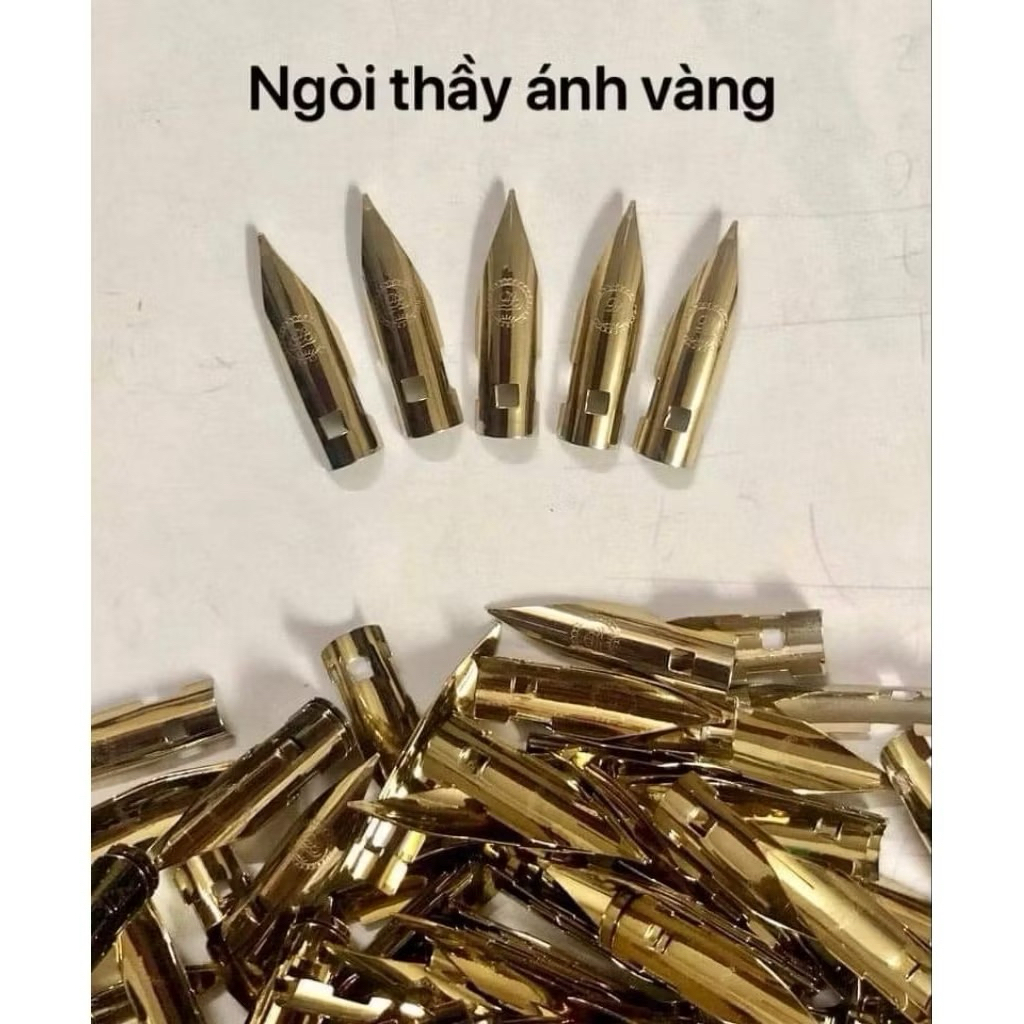Combo 100c Ngòi Thầy Ánh VÀNG thay thế cho các mã sh008, sh005, sh003, b75, 530, 1037...)