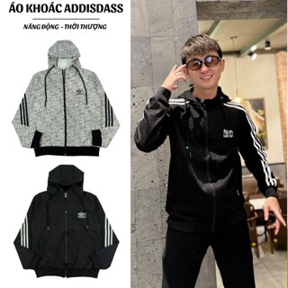 (GIÁ MỞ BÁN) Áo Khoác Nam ADDIDAASS Thể Thao Thiết Kế 3 Sọc Boy Phố Form Unisex Vải UMI Cao Cấp 003