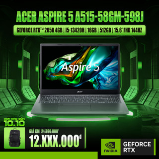 Laptop Gaming Acer  Aspire 5 A515-58GM-598J Card đồ họa GeForce RTXTM 2050 4GB