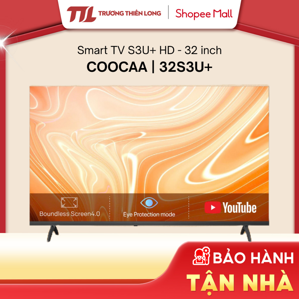[VC 10%] 32S3U+ - Smart Tivi HD Coocaa 32 Inch - Sử dụng Wifi [FREESHIP HCM]