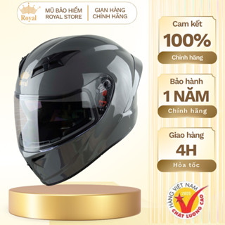  Mũ Bảo Hiểm Fullface Royal M266 Có 2 Kính Chính Hãng Cao Cấp Trùm Đầu Đi Phượt Bảo Hành 12T 