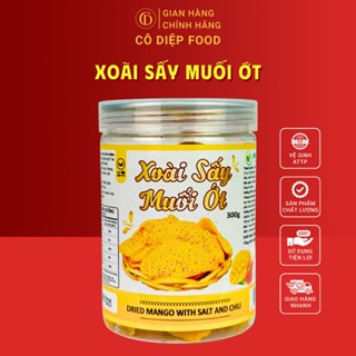  Xoài Sấy Dẻo Muối Ớt - Lon 300Gram  Đầy Đủ Hồ Sơ Công Bố & Kiểm Nghiệm Sản Phẩm  