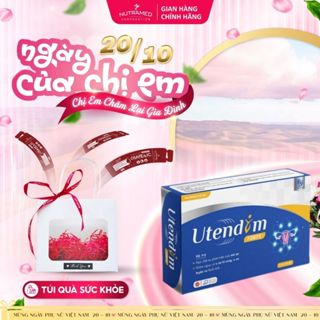 Viên uống Utendim Forte hỗ trợ u xơ tử cung, u xơ tuyến vú, rối loạn kinh nguyệt (30viên) - Nutramed